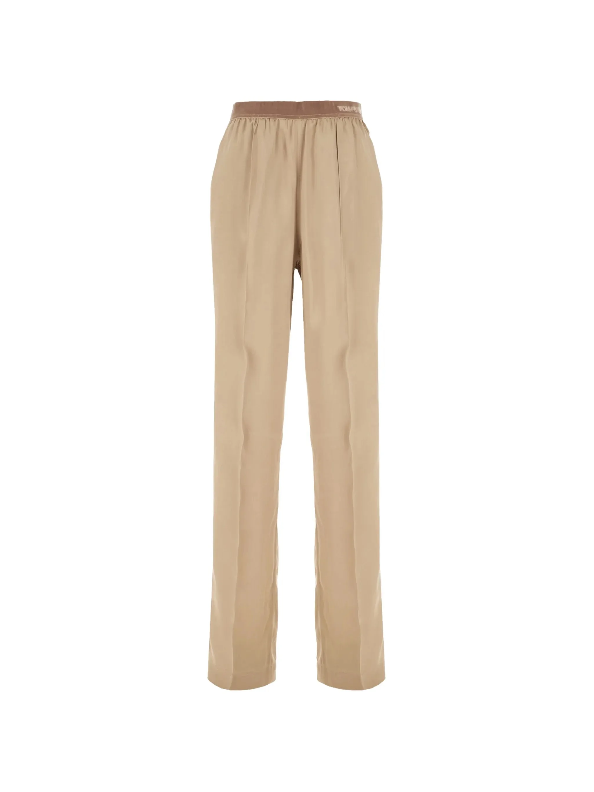 Tom Ford Beige Silk Pants - 1