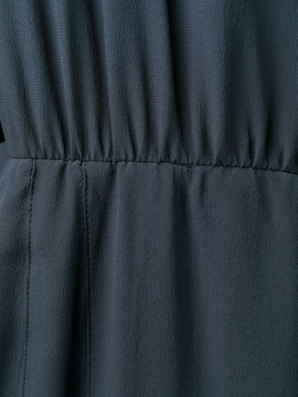 side button fastening belted dress - 8