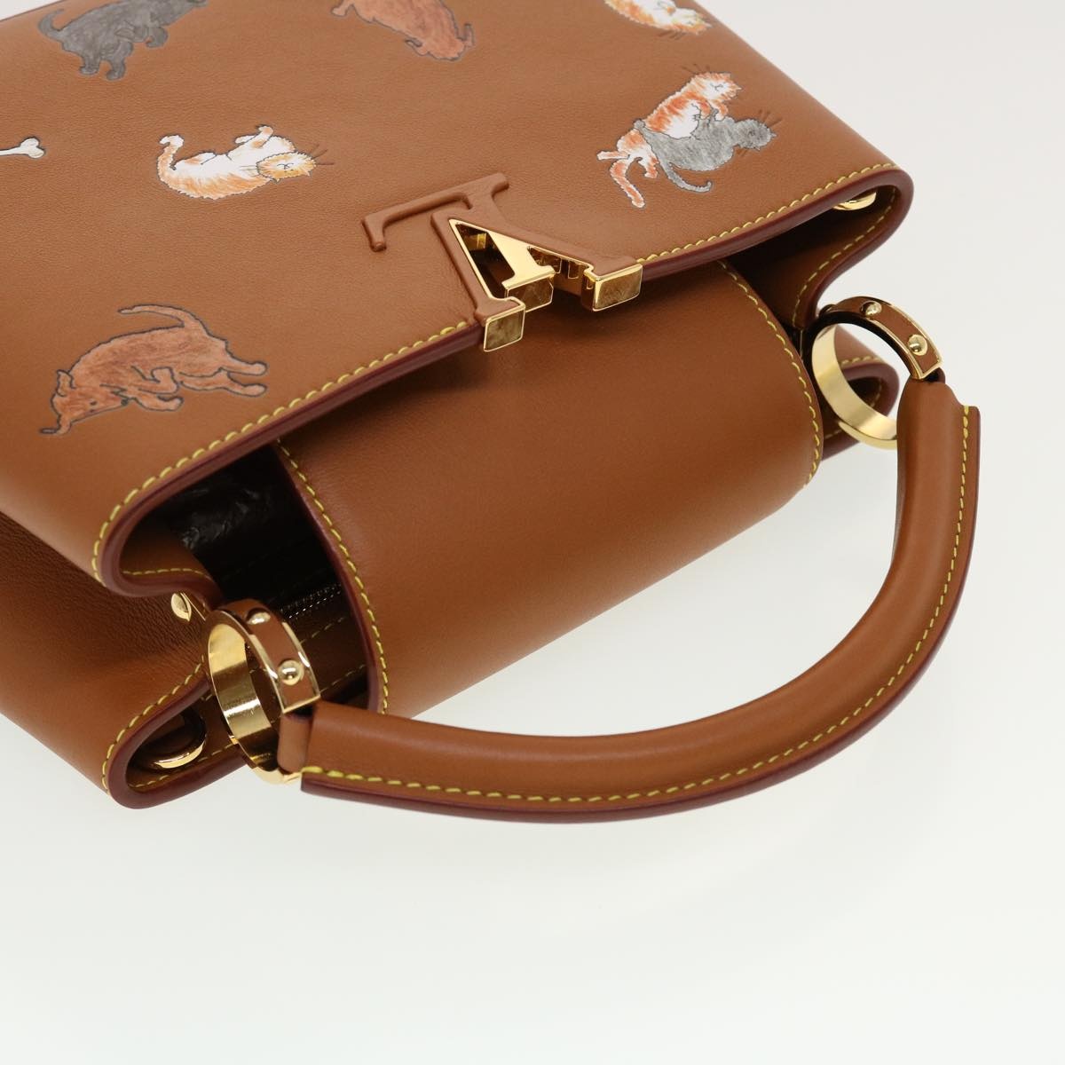 LOUIS VUITTON Catgram Capsine BB Hand Bag Brown M53185 - 6