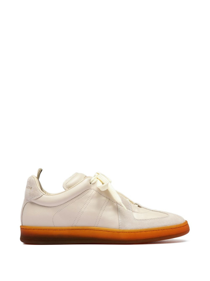 MILITIA 102 panelled leather sneakers 1