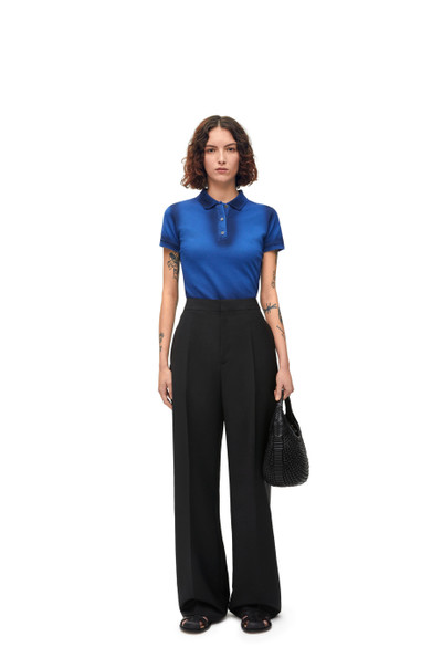 Loewe High waisted trousers in mohair and wool outlook