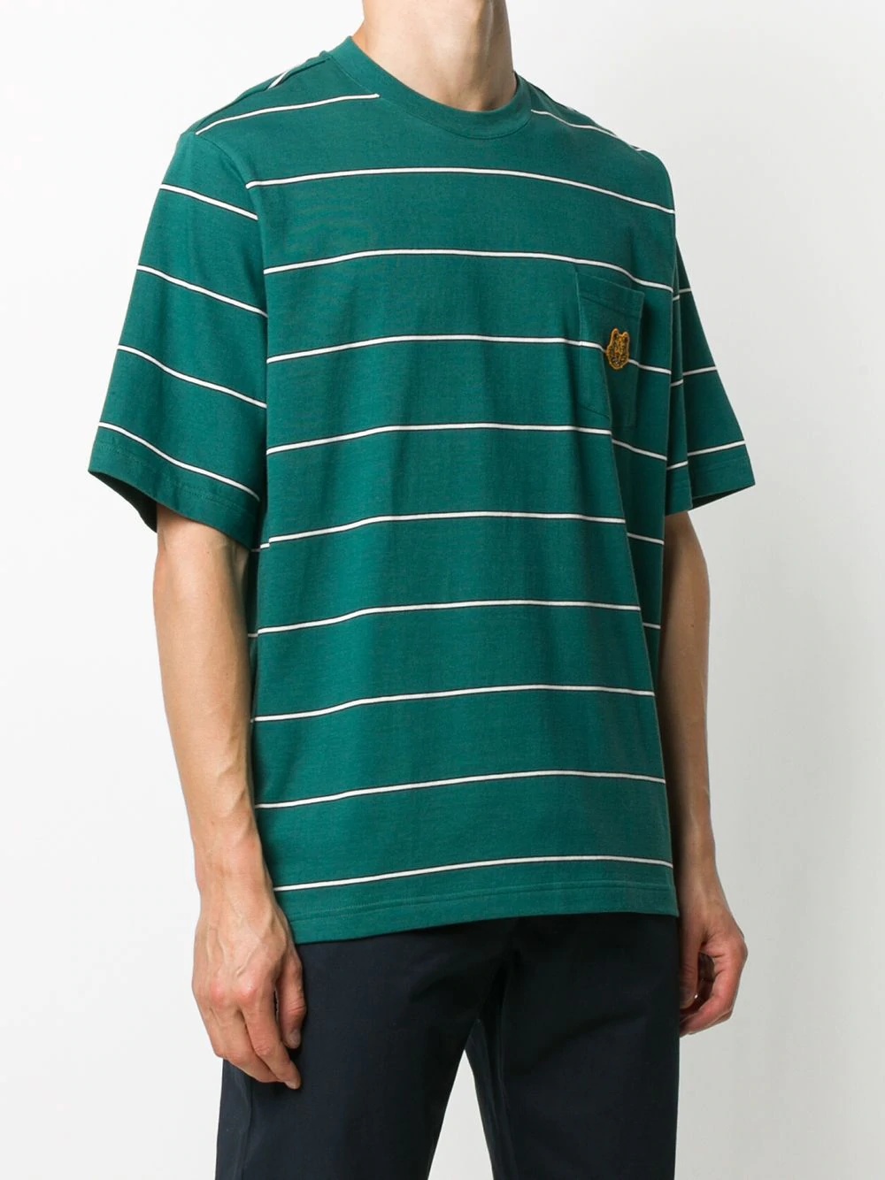 Tiger pocket striped T-shirt  - 3