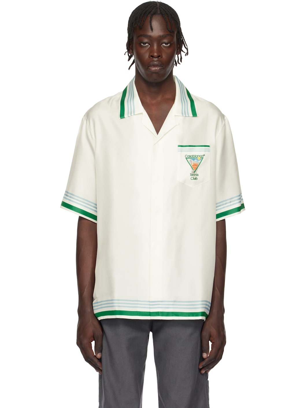 White Metaphysical Tennis Icon Shirt - 1