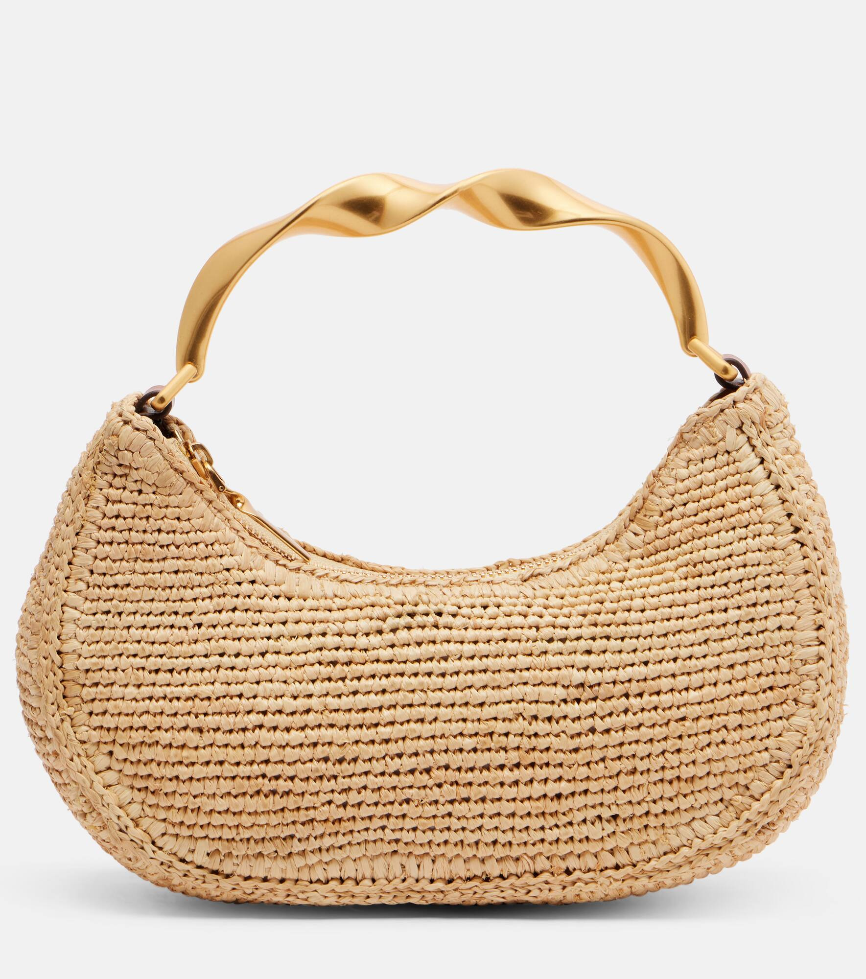 Nixi Mini raffia tote bag - 1