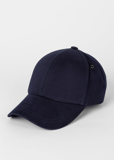 Paul Smith 'Signature Stripe' Trim Cotton Baseball Cap outlook