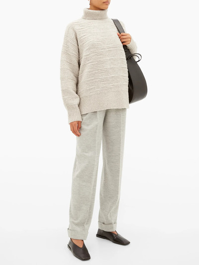 The Row Pheliana roll-neck merino-wool blend sweater outlook