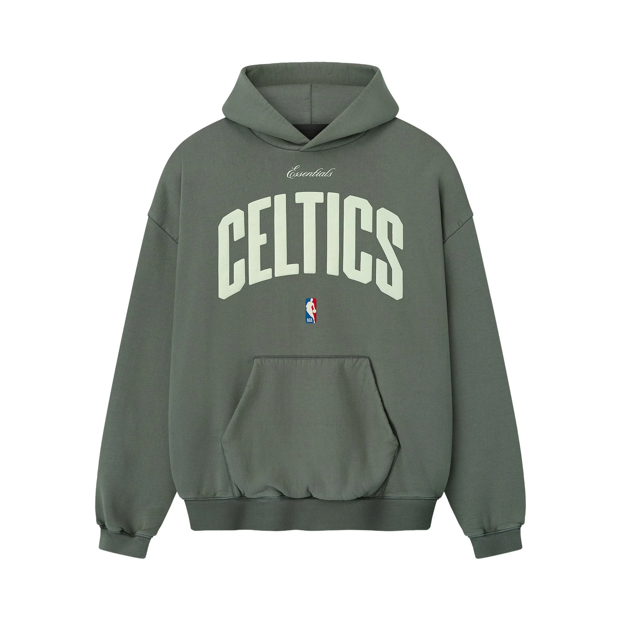 Fear of God Essentials Celtics 90s Hoodie 'Balsam Green' - 1