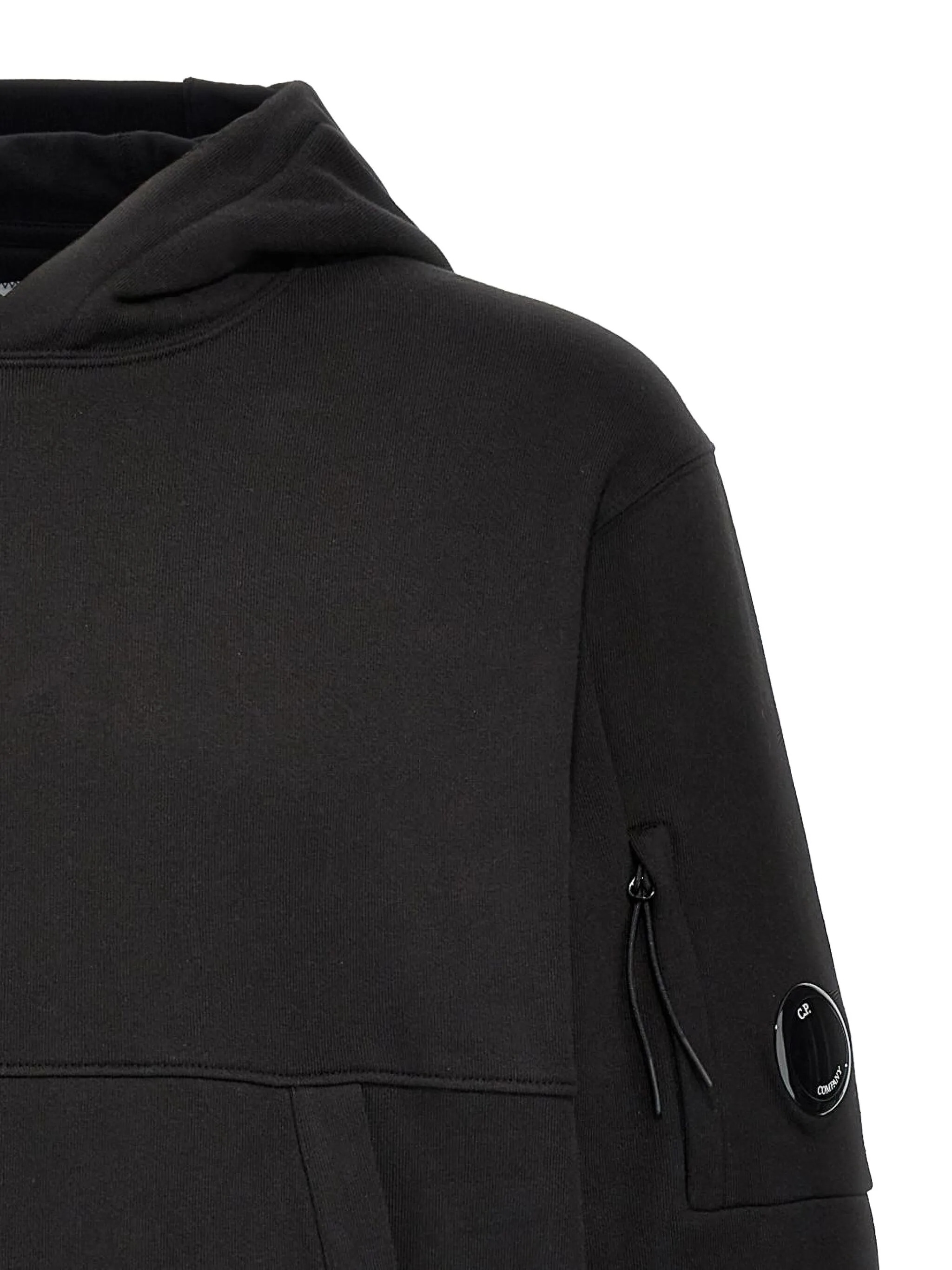 C.P. COMPANY - Men Diagonal Raised Fleece Hoodie - 3