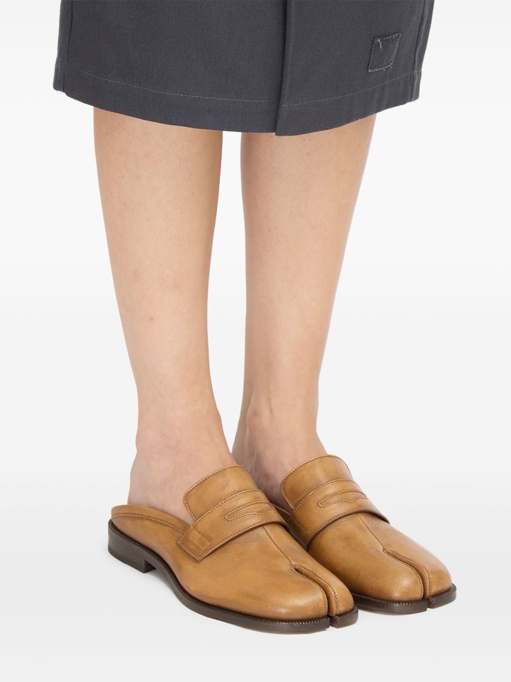 Tabi City leather mules - 6