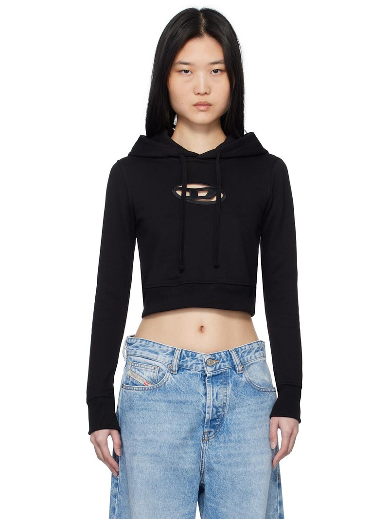 Black F-Slimmy-Hood-OD Hoodie - 1