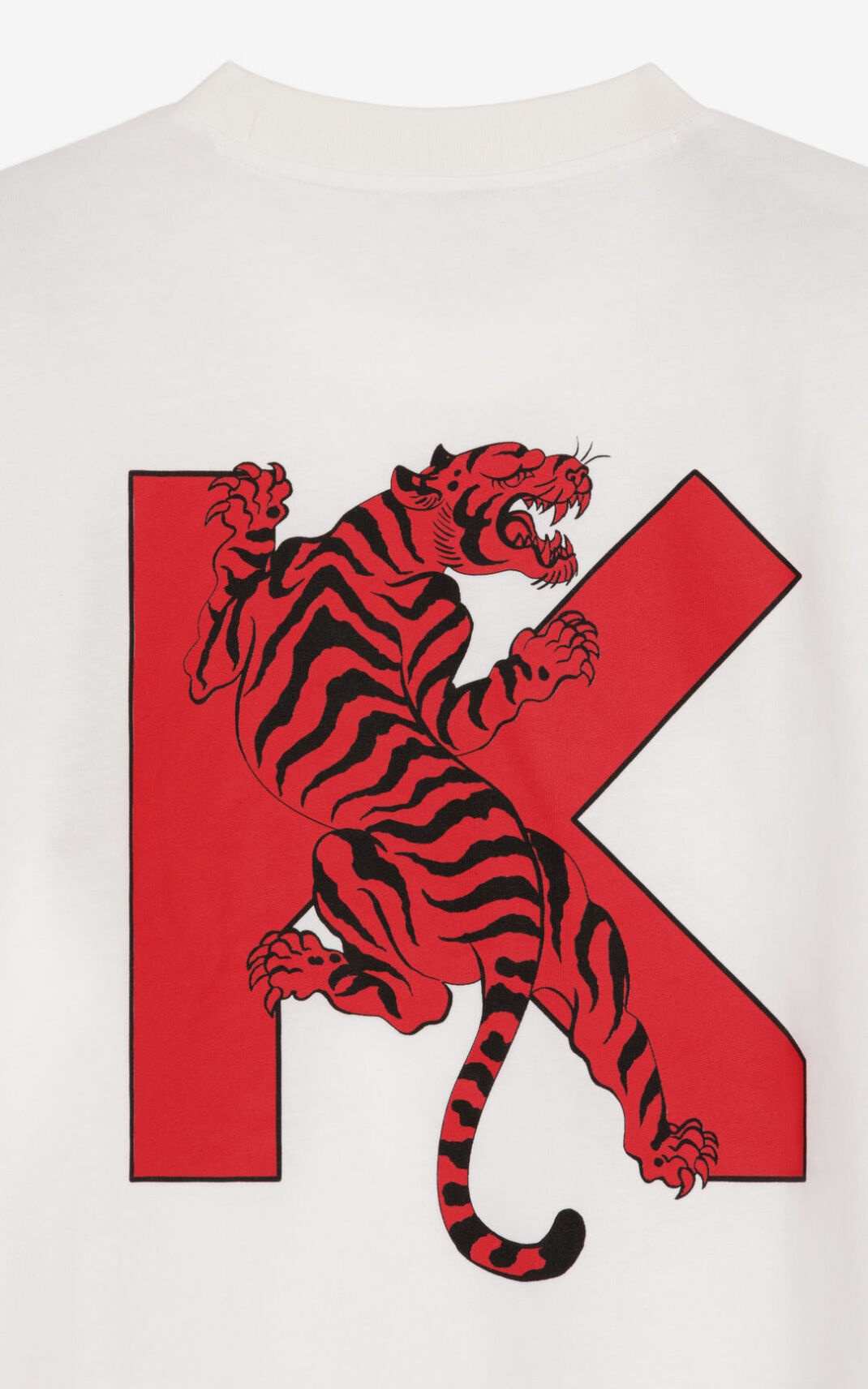'K Climbing Tiger' oversize T-shirt - 7