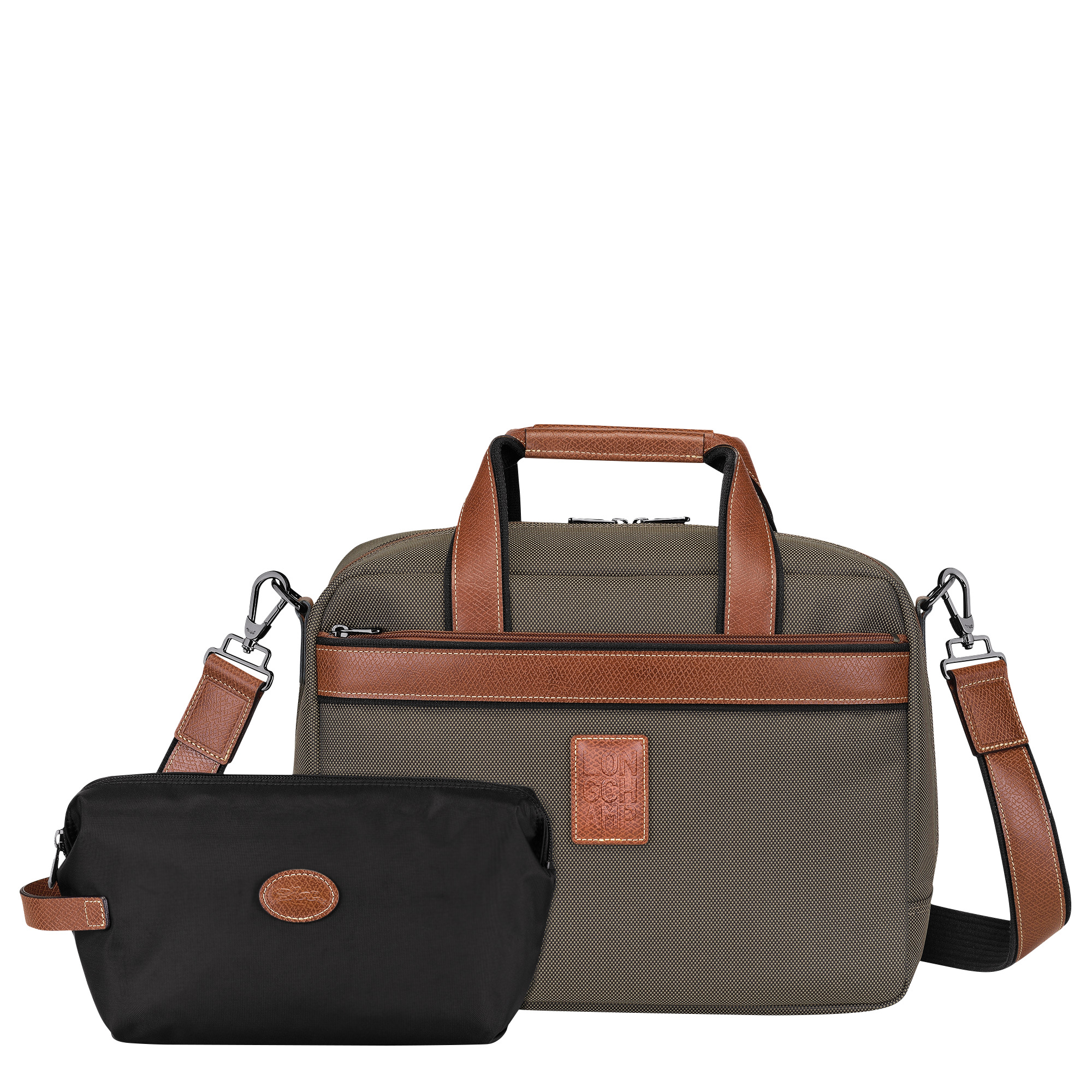 Boxford S Travel bag Brown - Canvas - 6
