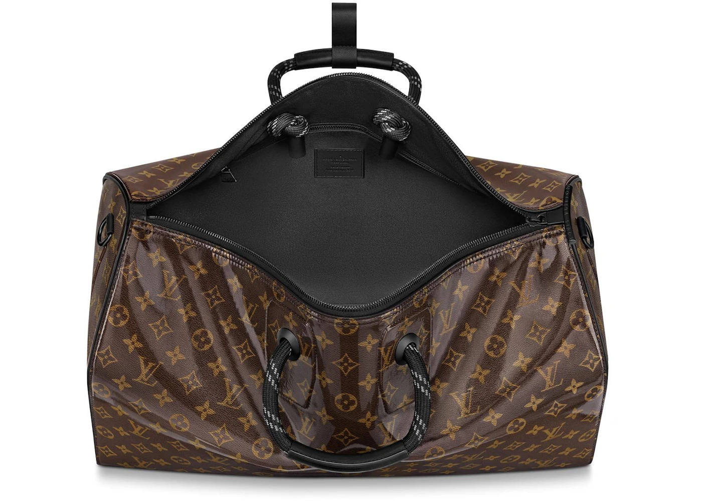 Louis Vuitton Keepall Bandouliere Monogram Glaze 50 Brown - 3