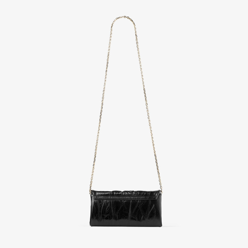 Edie Wallet With Chain
Black Vintage Metallic Leather Mini Bag 6