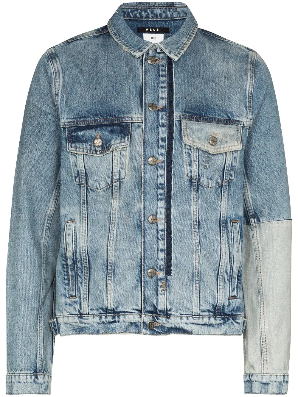 jinx contrast denim jacket - 1