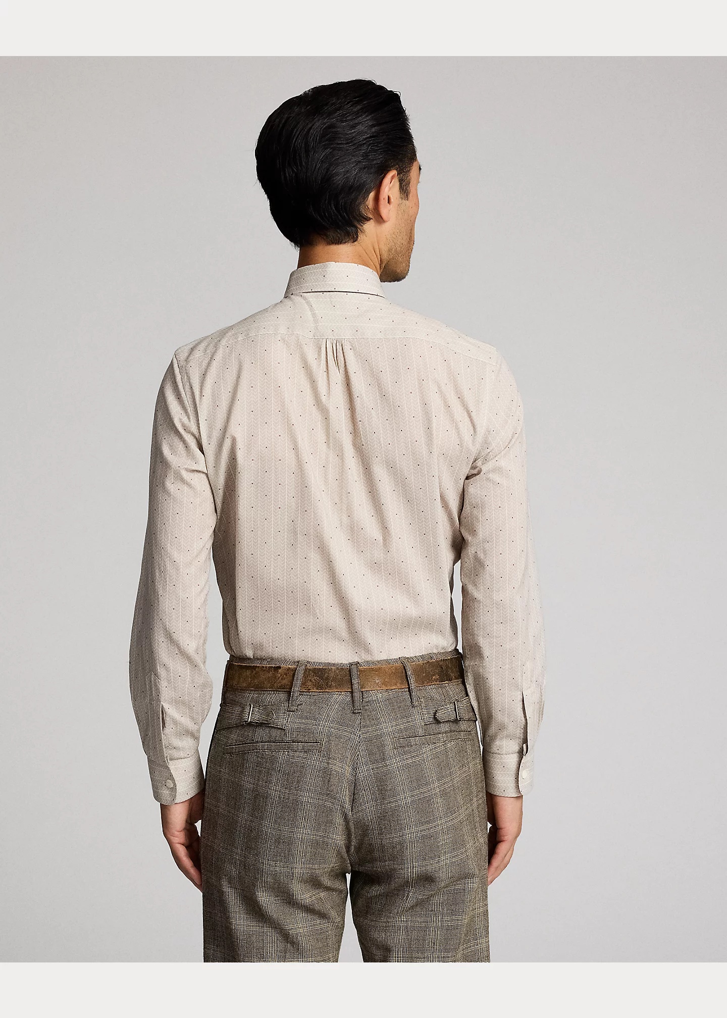 Slim Fit Print Woven Shirt - 4