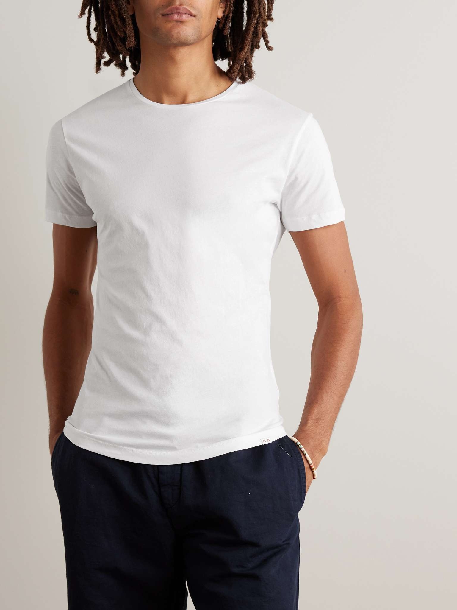 OB-T Slim-Fit Cotton-Jersey T-Shirt - 4