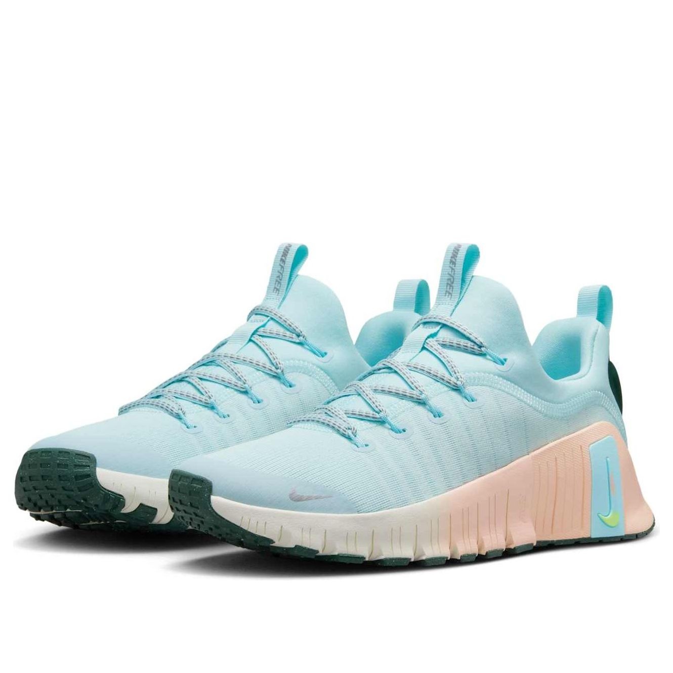 (WMNS) Nike Free Metcon 6 Premium 'Glacier Blue Washed Coral' HV5228-474 - 3