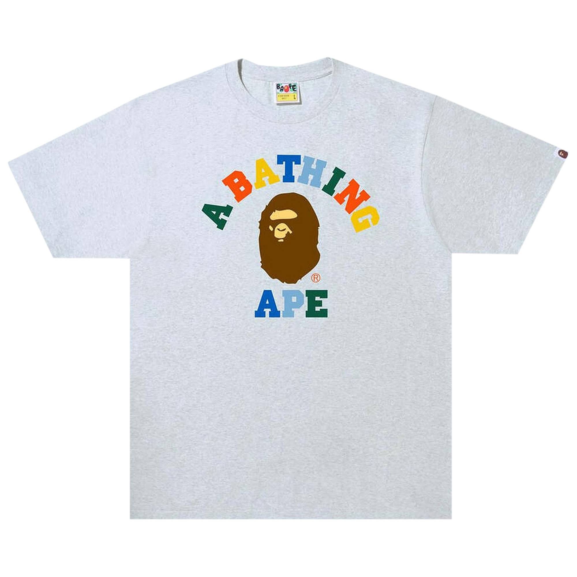 BAPE College Tee 'Grey' - 1