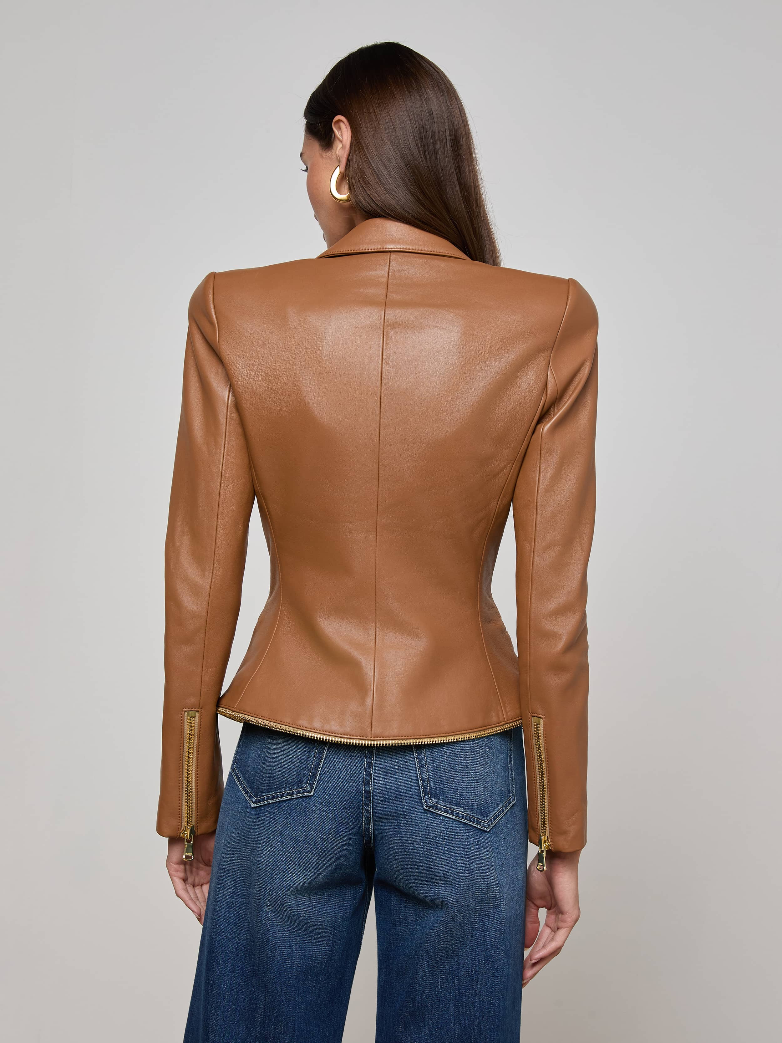 Ottilie Leather Blazer - 5