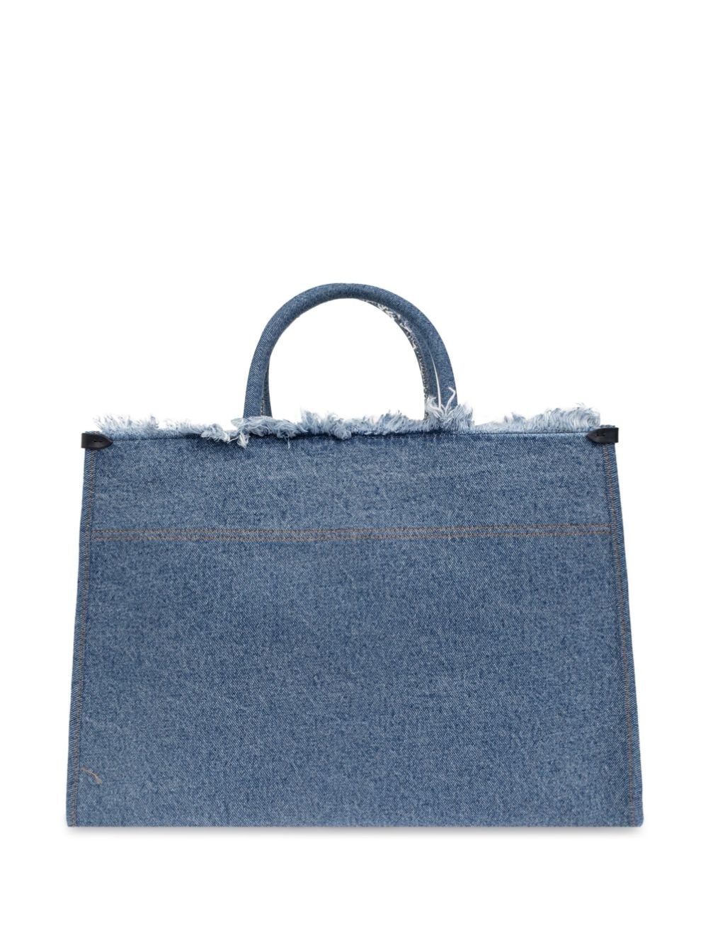 logo-embroidered tote bag - 2
