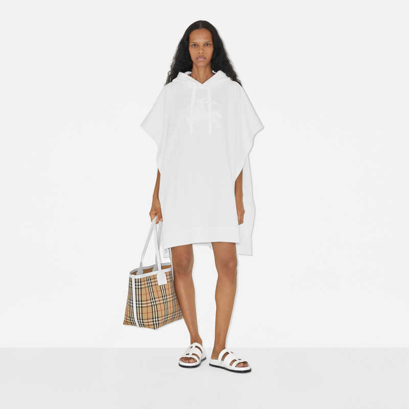 Burberry EKD Motif Cotton Jacquard Poncho outlook