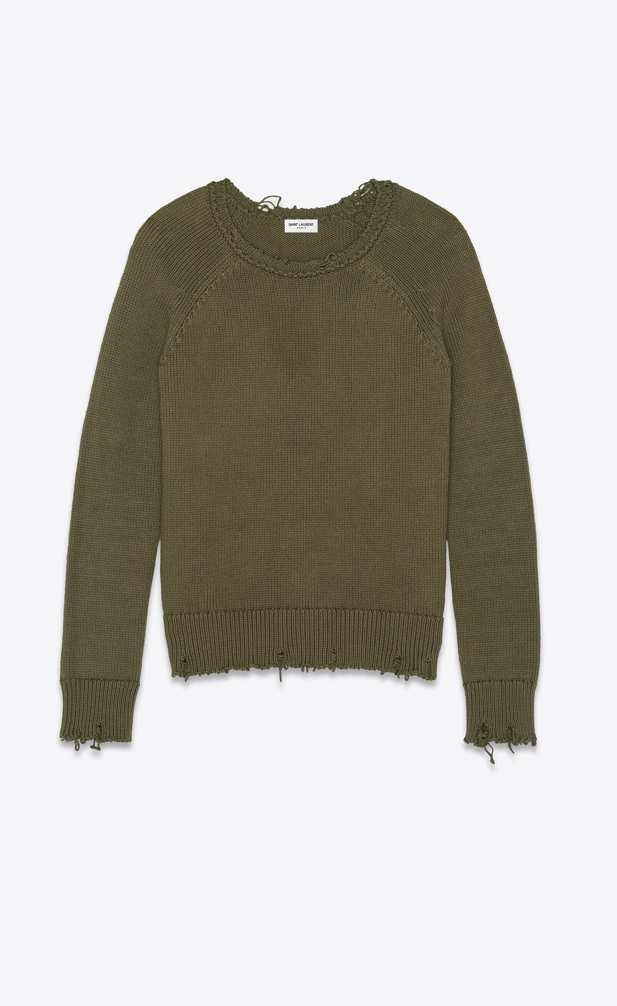 destroyed knit sweater - 1