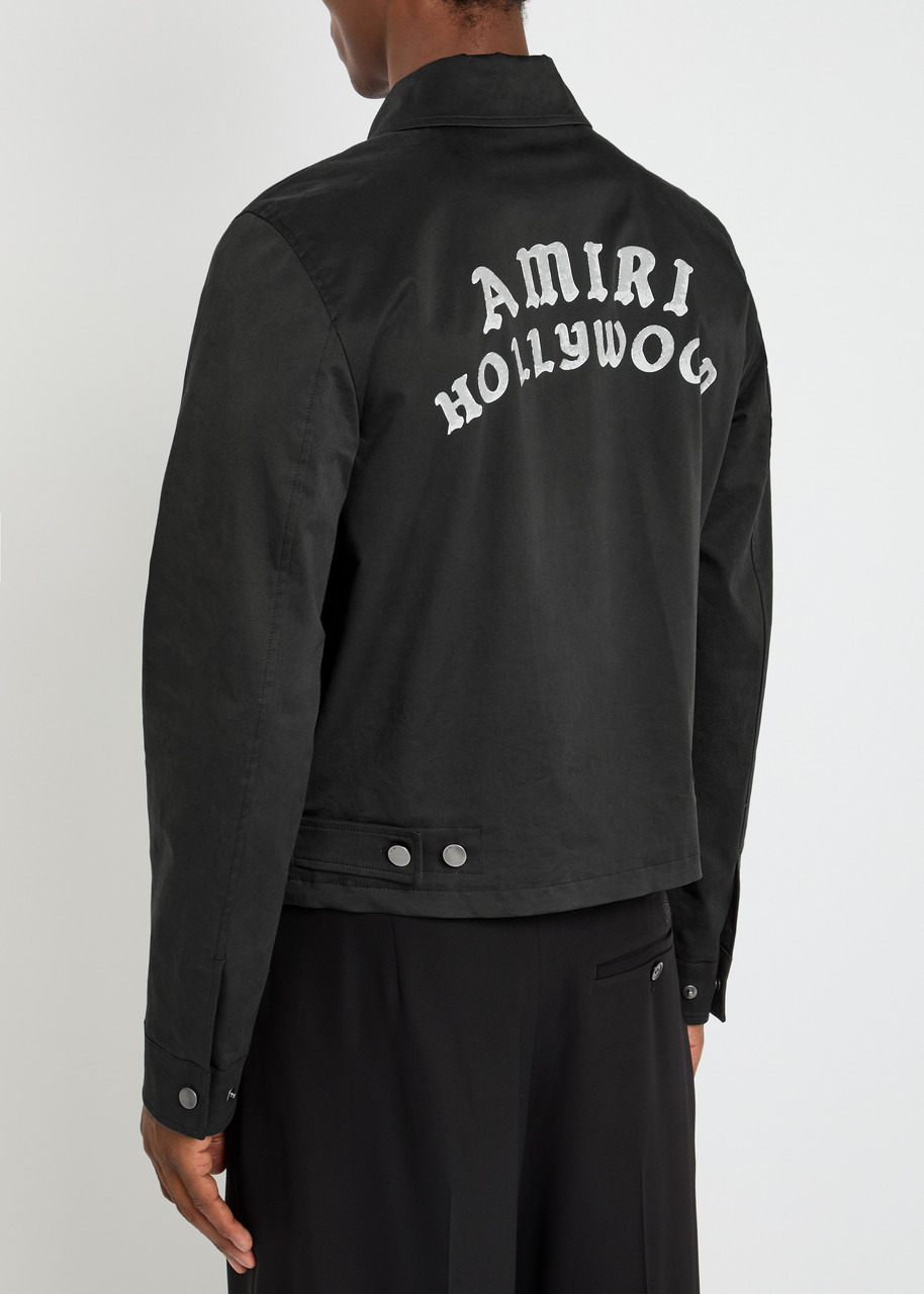 Amiri Hollywood Appliquéd Cotton-blend Jacket - 3