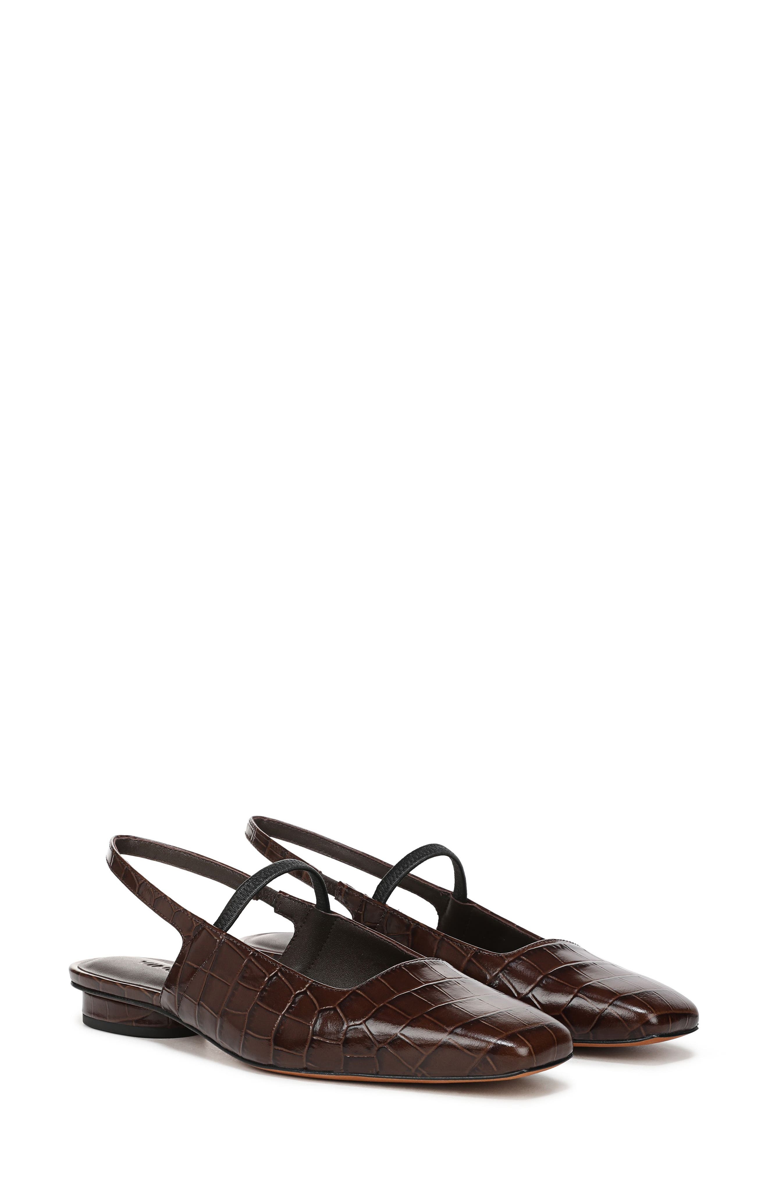 Vince Venice Slingback Flat in Cacaobrown at Nordstrom - 8