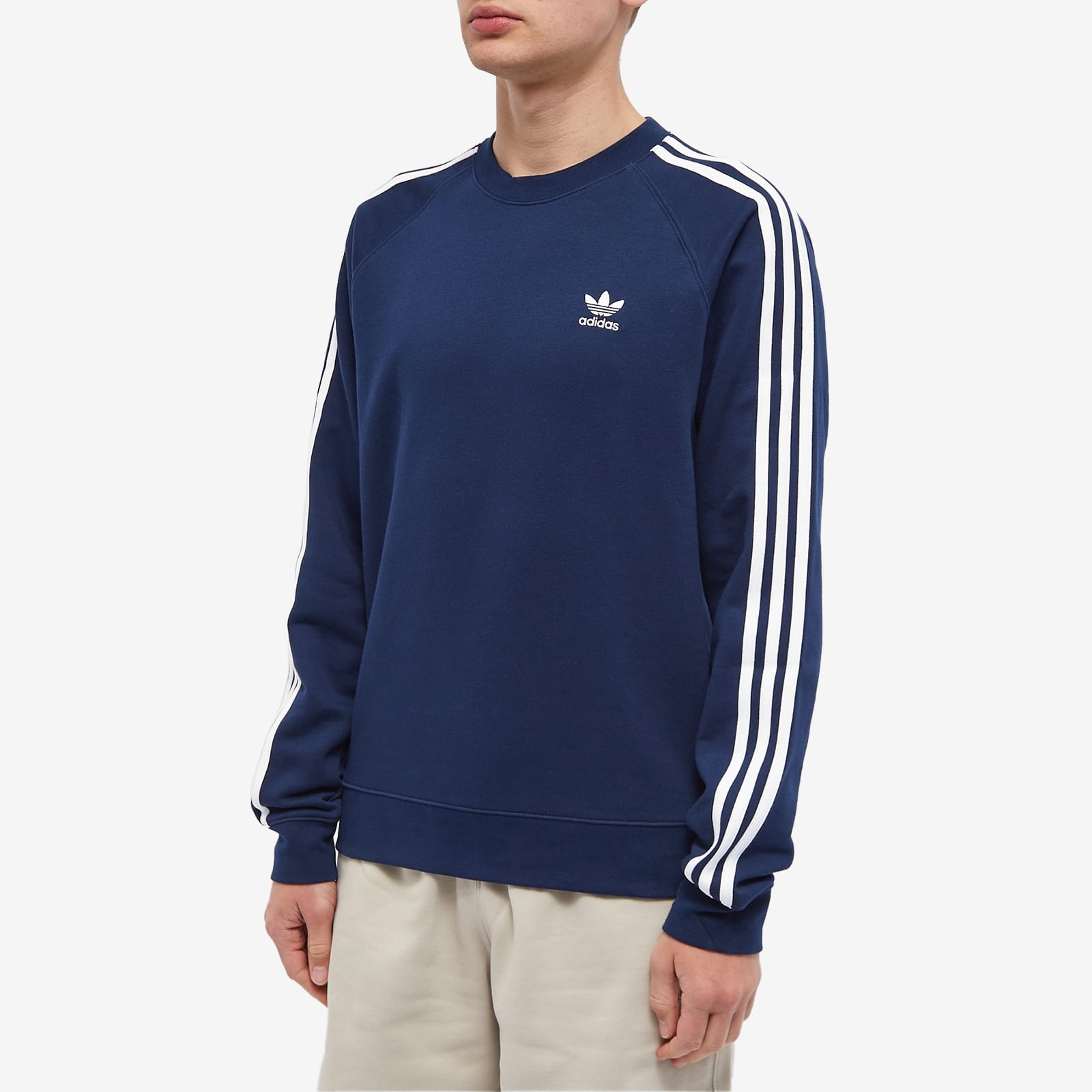 Adidas 3 Stripe Crew Sweat - 2