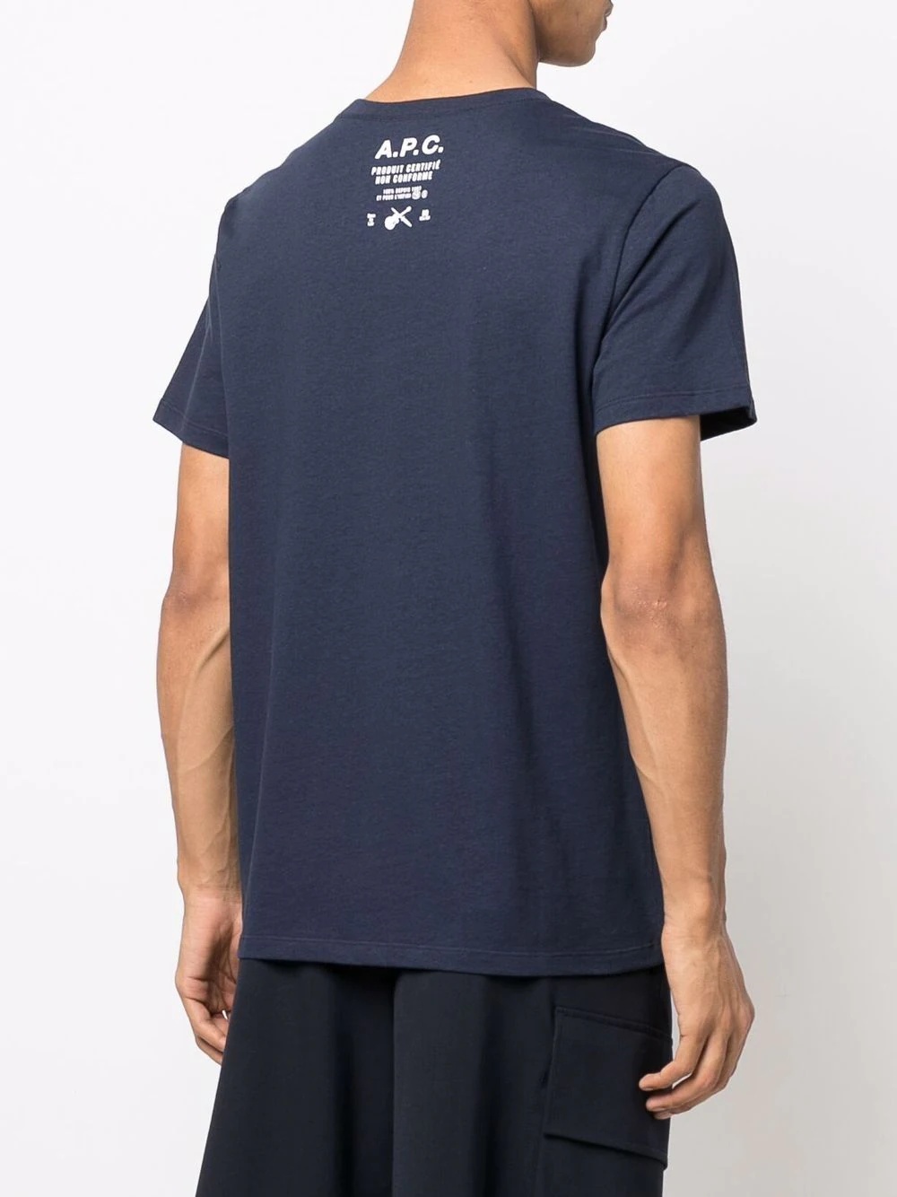 logo cotton T-shirt - 4