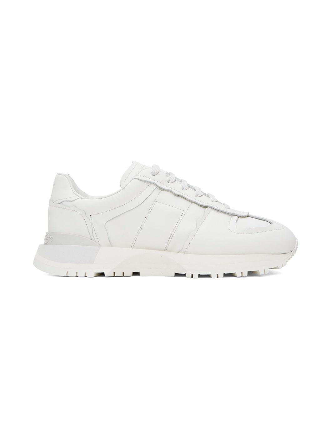 White 50-50 Sneakers - 1