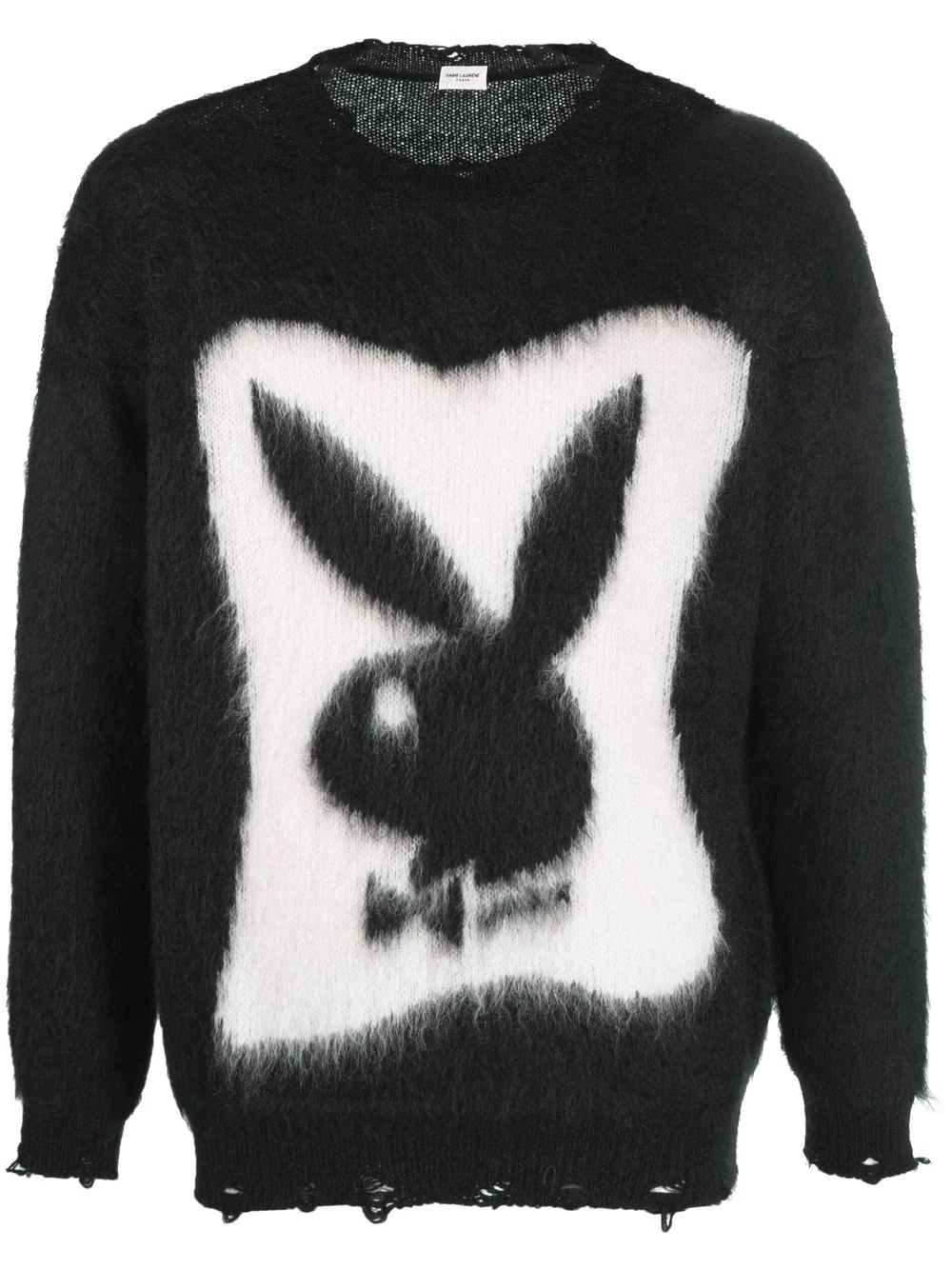 textured Playboy bunny jumper - 1