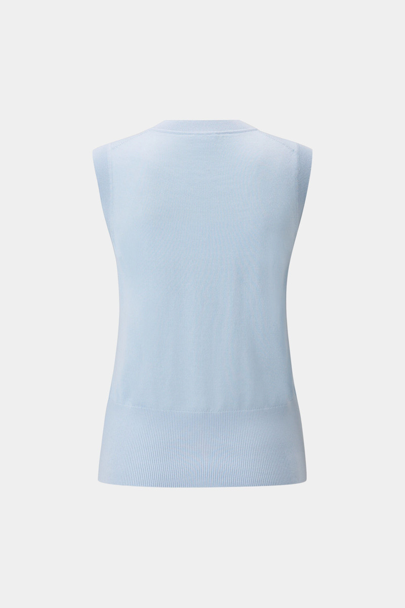 BOGNER Isola Knitted top in Light blue outlook