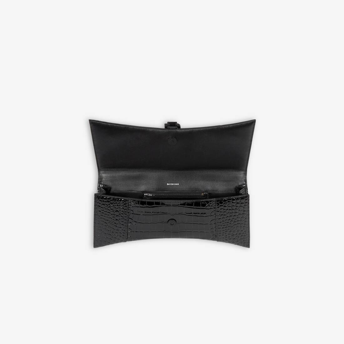 Women's Hourglass Stretched Handbag in Black - 5