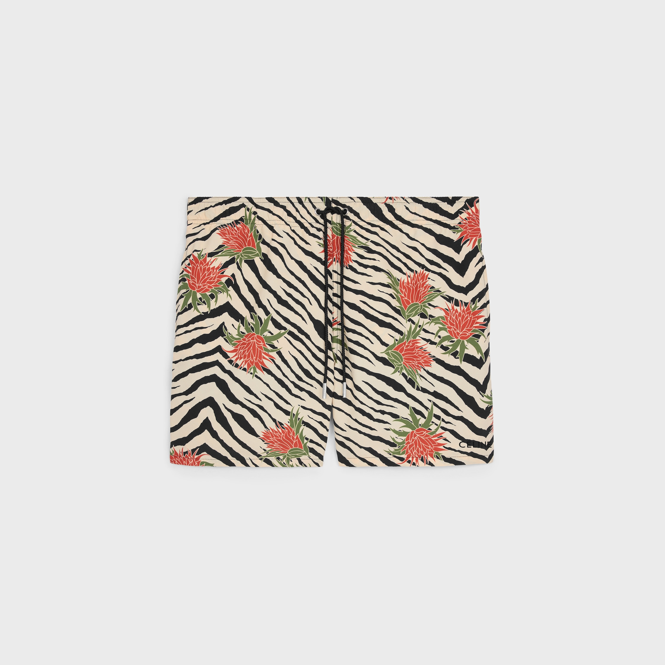celine swim shorts in printed nylon - 1