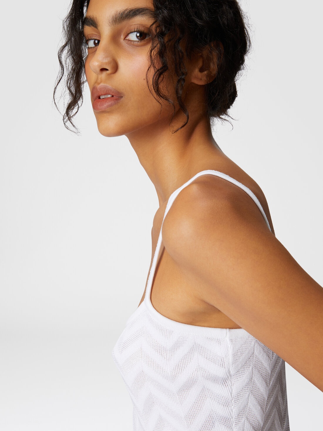 Tonal chevron tank top - 5