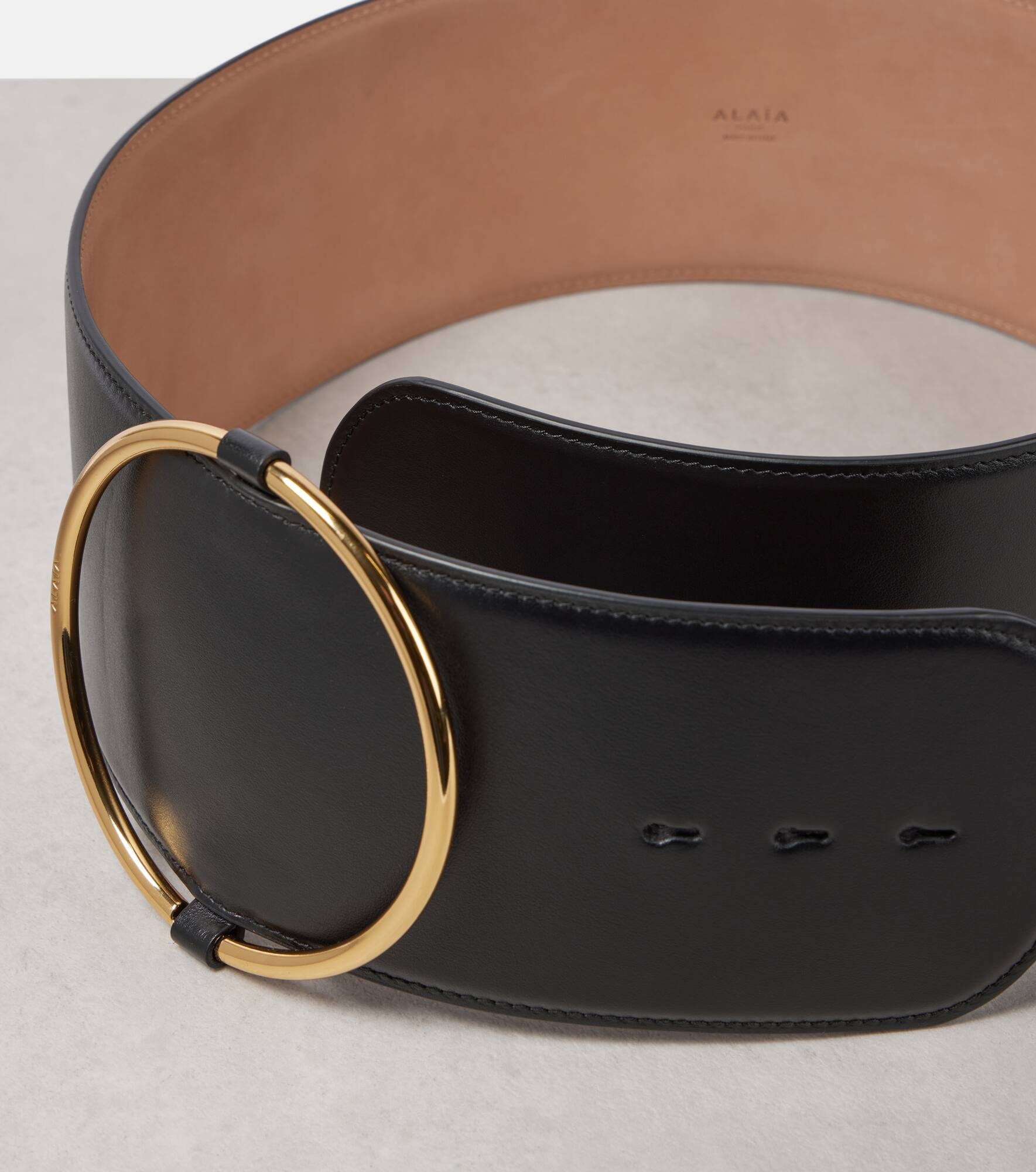 Ring leather belt - 3
