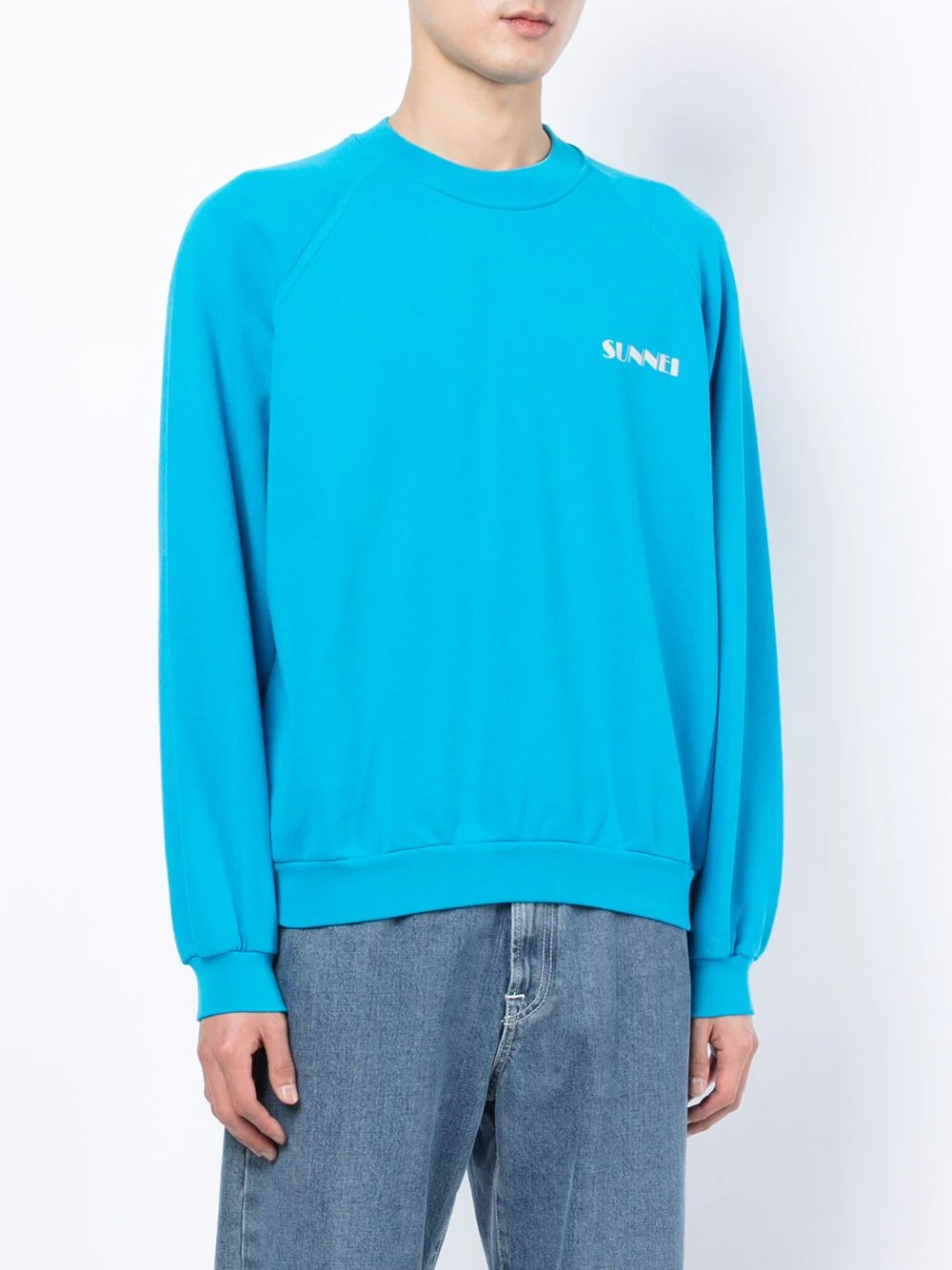 logo-print crew-neck sweatshirt - 3