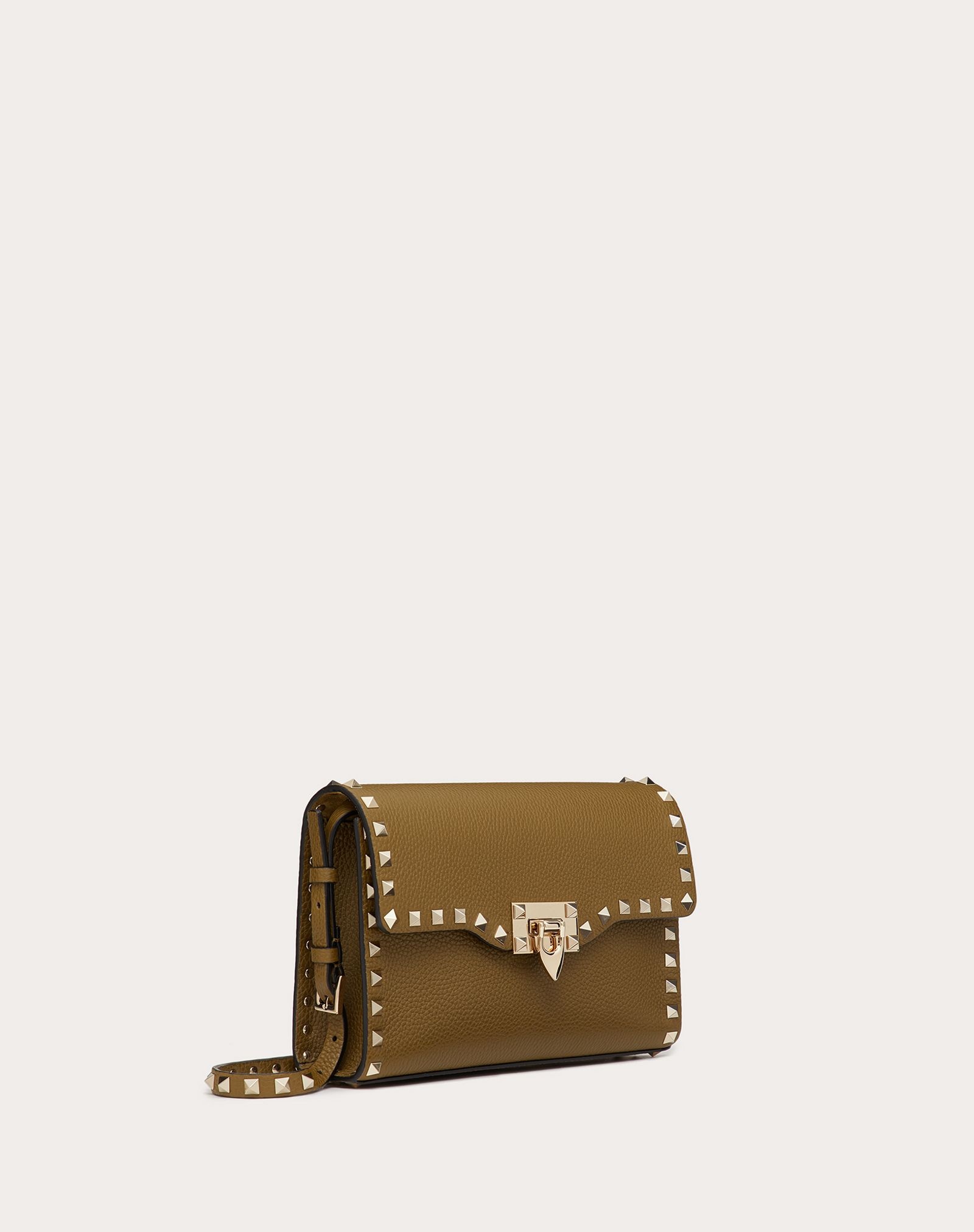 Small Rockstud Grainy Calfskin Crossbody Bag - 2