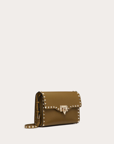 Valentino Small Rockstud Grainy Calfskin Crossbody Bag outlook