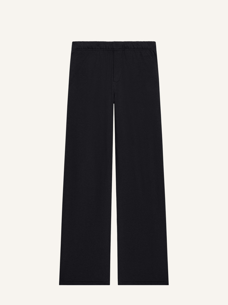 EMBROIDERED FLEECE PANTS - 1
