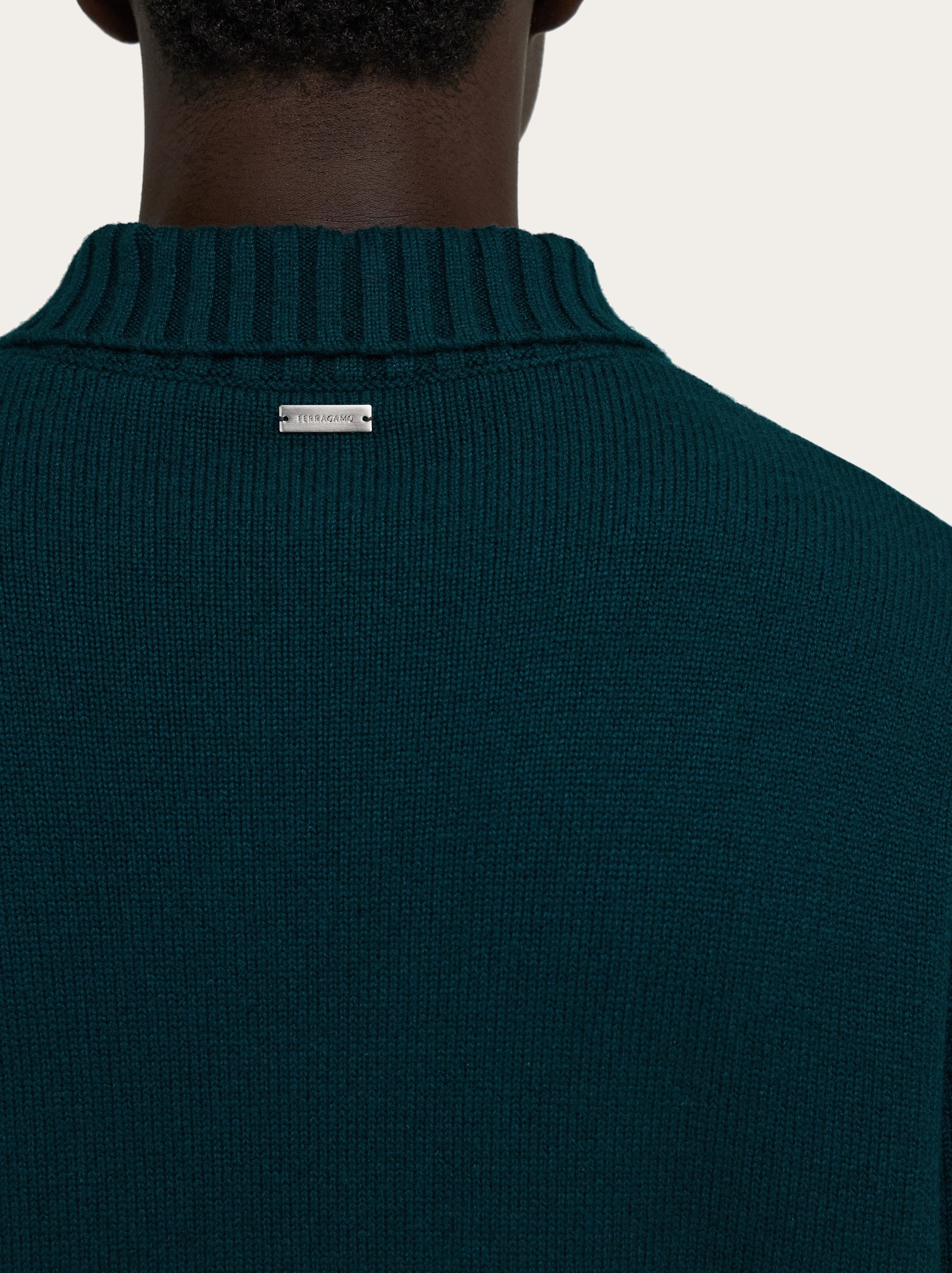 High neck cashmere pullover - 5