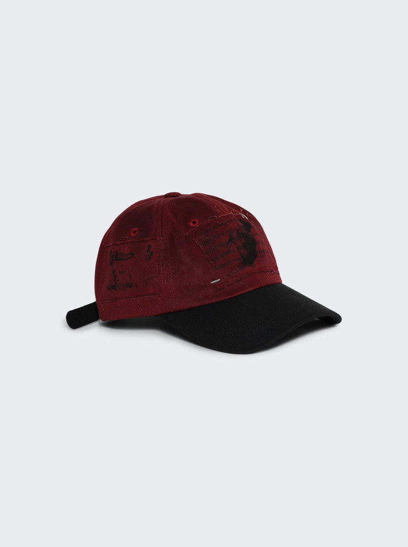 Enfants Riches Déprimés Napoleon 6-panel Hat Red And Black outlook