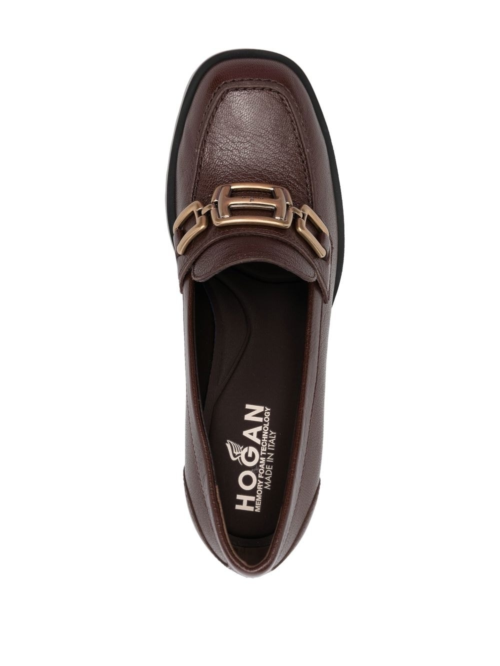 H623 85mm heel loafers - 4