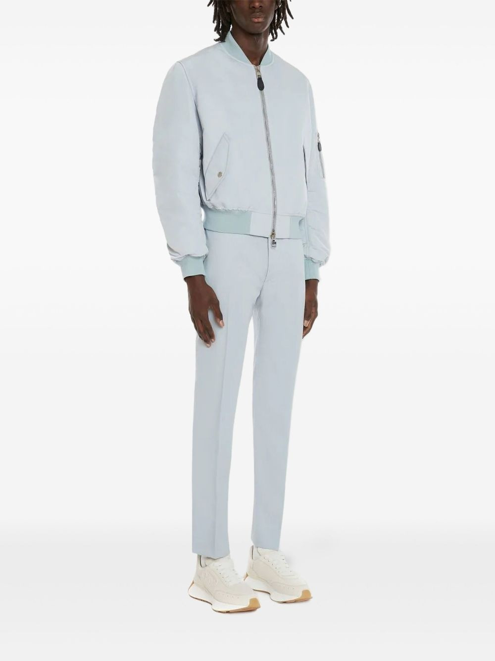 wool tailored trousers - 3