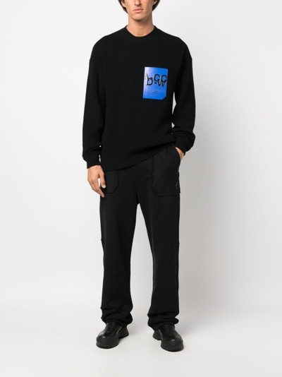 A-COLD-WALL* logo-patch knitted jumper outlook