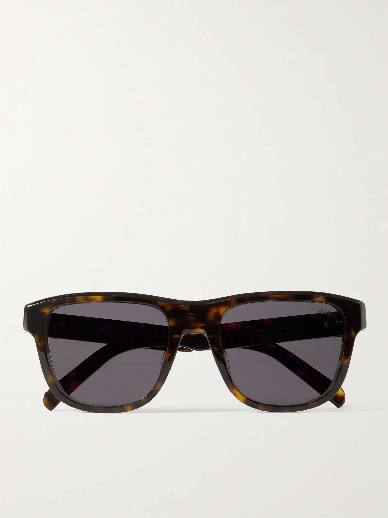 Square-Frame Tortoiseshell Acetate Sunglasses - 1