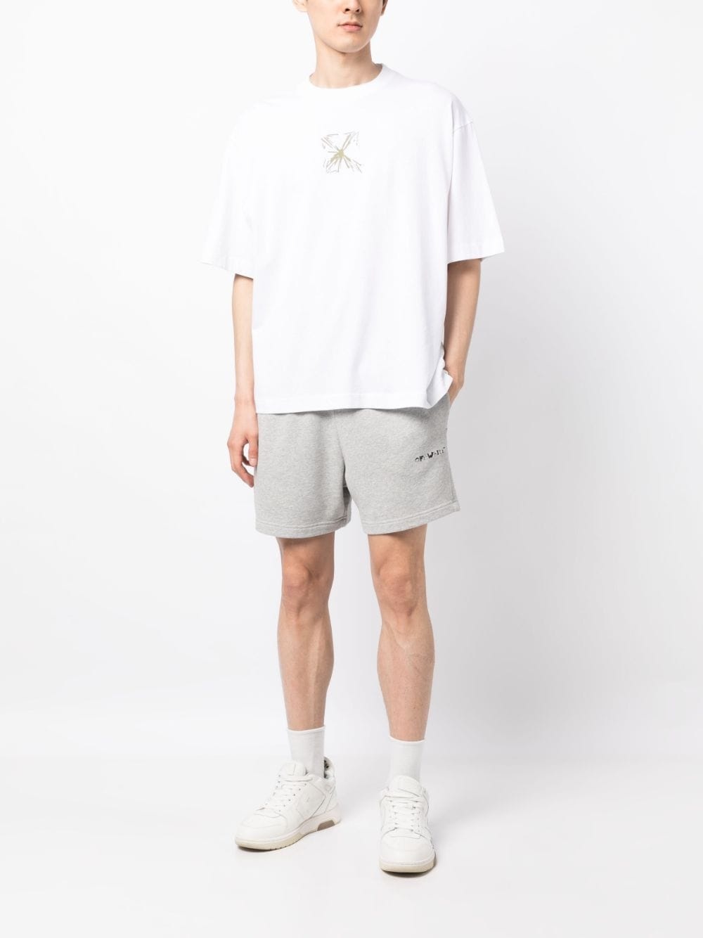 Faces print short-sleeve T-shirt - 2