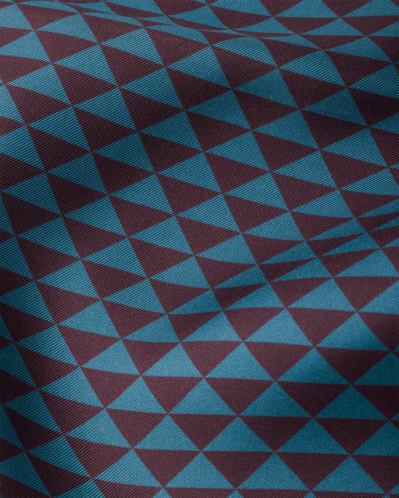 Prada Printed silk twill scarf outlook